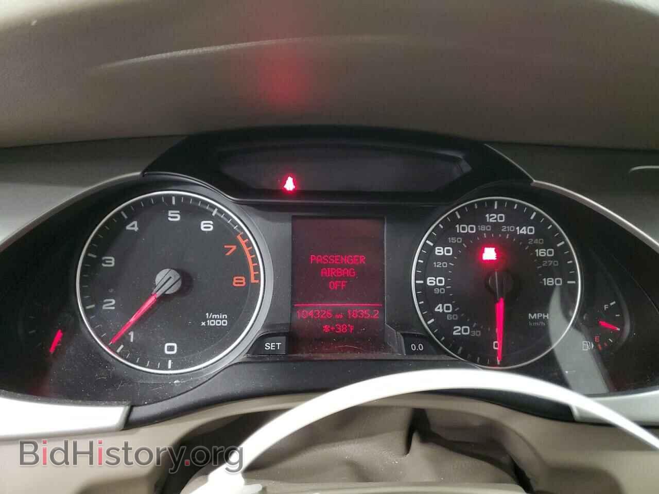 2012 AUDI A4 - VIN: WAUDFAFL9CA116509 - Фото 9