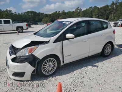 2014 Ford CMAX SE, white — VIN 1FADP5AU2EL503570, Copart