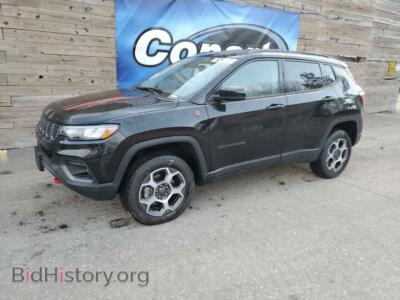 2022 Jeep COMPASS Trailhawk, черный — VIN 3C4NJDDB6NT197837, Copart