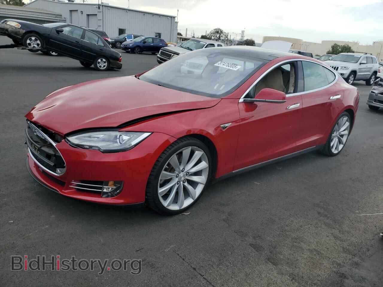 Photo 5YJSA1H19EFP52927 - TESLA MODEL S 2014
