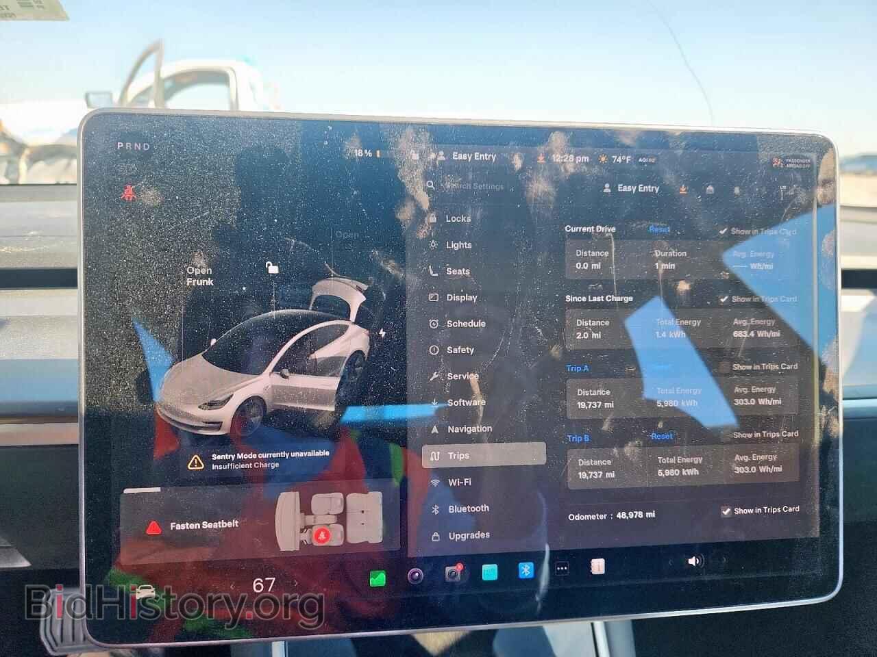 2018 TESLA MODEL 3 - VIN: 5YJ3E1EB8JF054423 - Фото 9