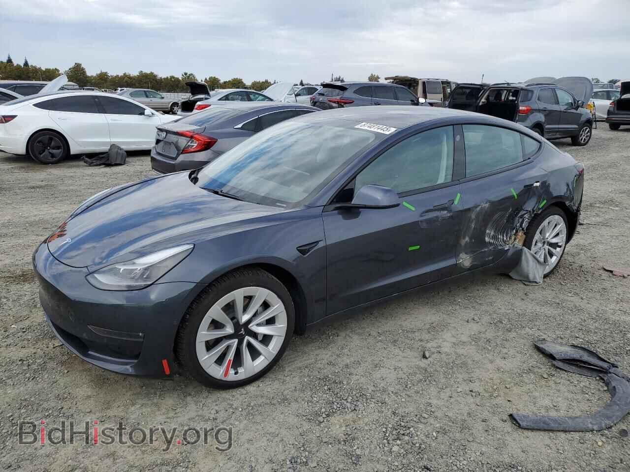 Photo 5YJ3E1EB0MF005883 - TESLA MODEL 3 2021