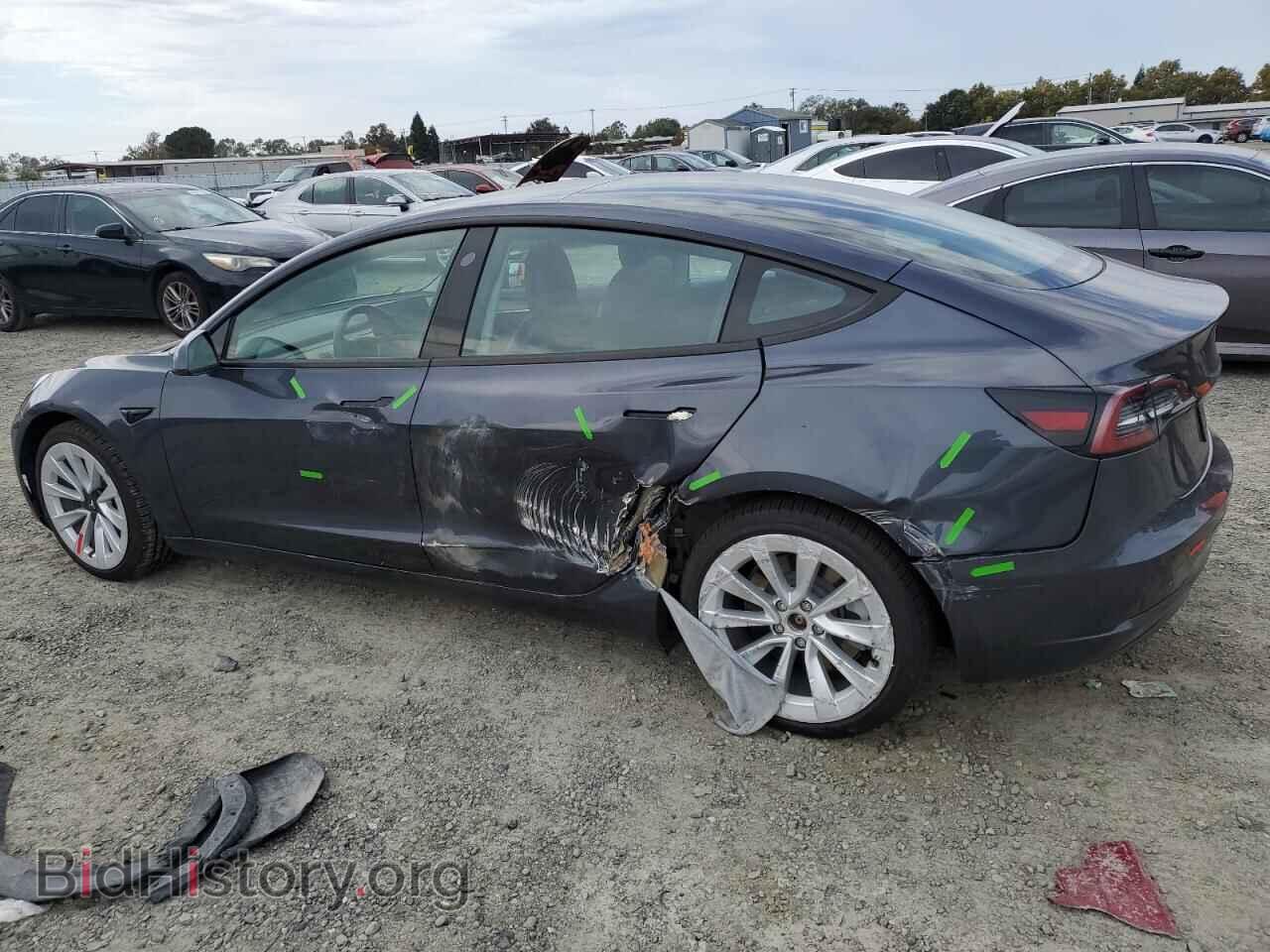 2021 TESLA MODEL 3 - VIN: 5YJ3E1EB0MF005883 - Фото 2