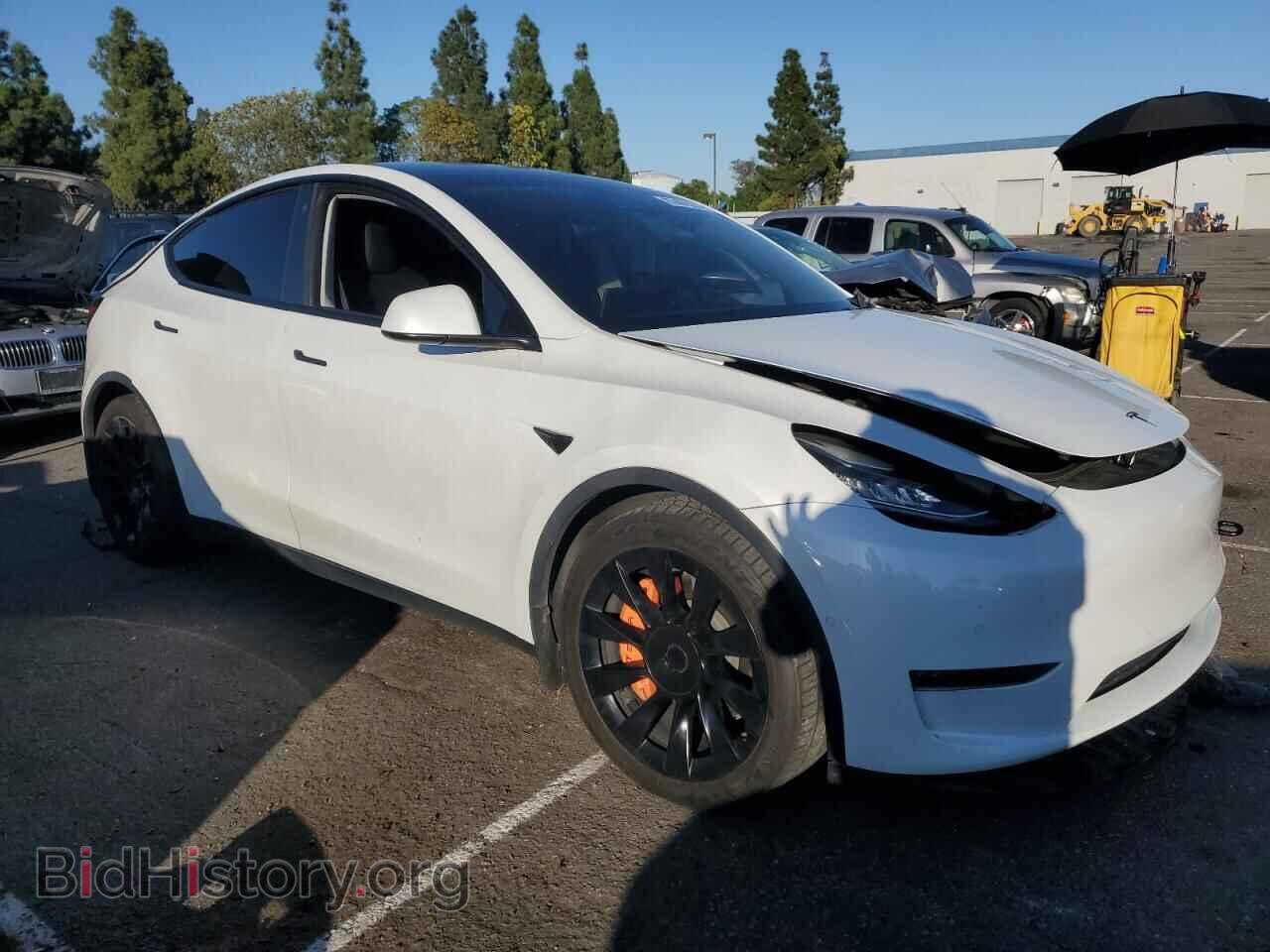 2021 TESLA MODEL Y - VIN: 5YJYGDEE1MF090728 - Photo 4