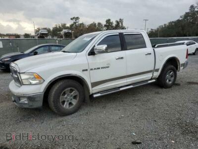 2012 Dodge RAM 1500 Laramie, белый — VIN 1C6RD7NT4CS211497, Copart