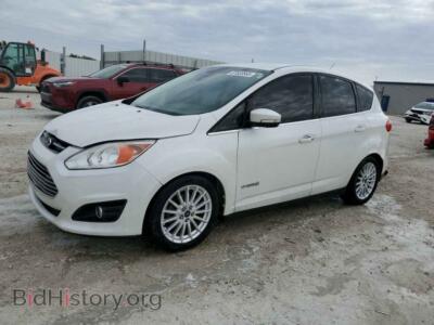 2015 Ford CMAX SEL, white — VIN 1FADP5BU1FL112572, Copart