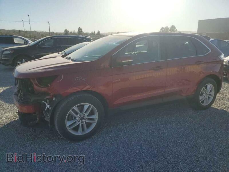 2015 Ford EDGE SEL (VIN 2FMTK4J96FBB09027) — photo 1 of 14, Copart, damage: front end