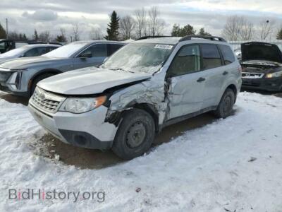 2012 Subaru FORESTER 2.5X, серебристый — VIN JF2SHCBC6CH433954, Copart