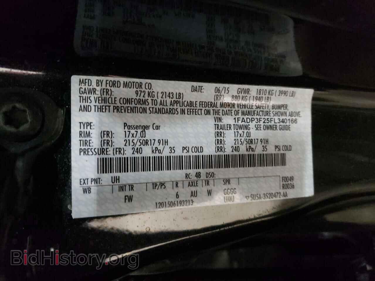 2015 FORD FOCUS - VIN: 1FADP3F25FL340166 - Фото 13