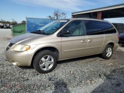 2005 Dodge CARAVAN SXT, золотистый — VIN 2D4GP44L35R153641, Copart