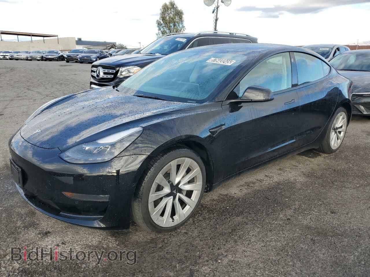 Photo 5YJ3E1EA2NF368758 - TESLA MODEL 3 2022