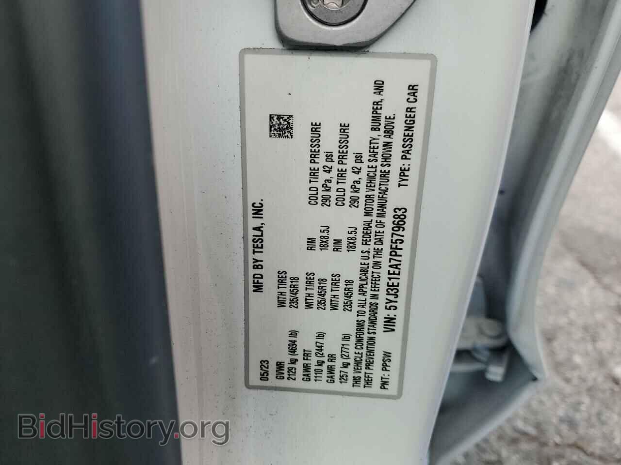 2023 TESLA MODEL 3 - VIN: 5YJ3E1EA7PF579683 - Photo 12