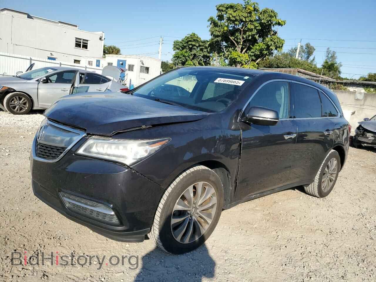 Фотография 5FRYD3H43GB009558 - ACURA MDX 2016