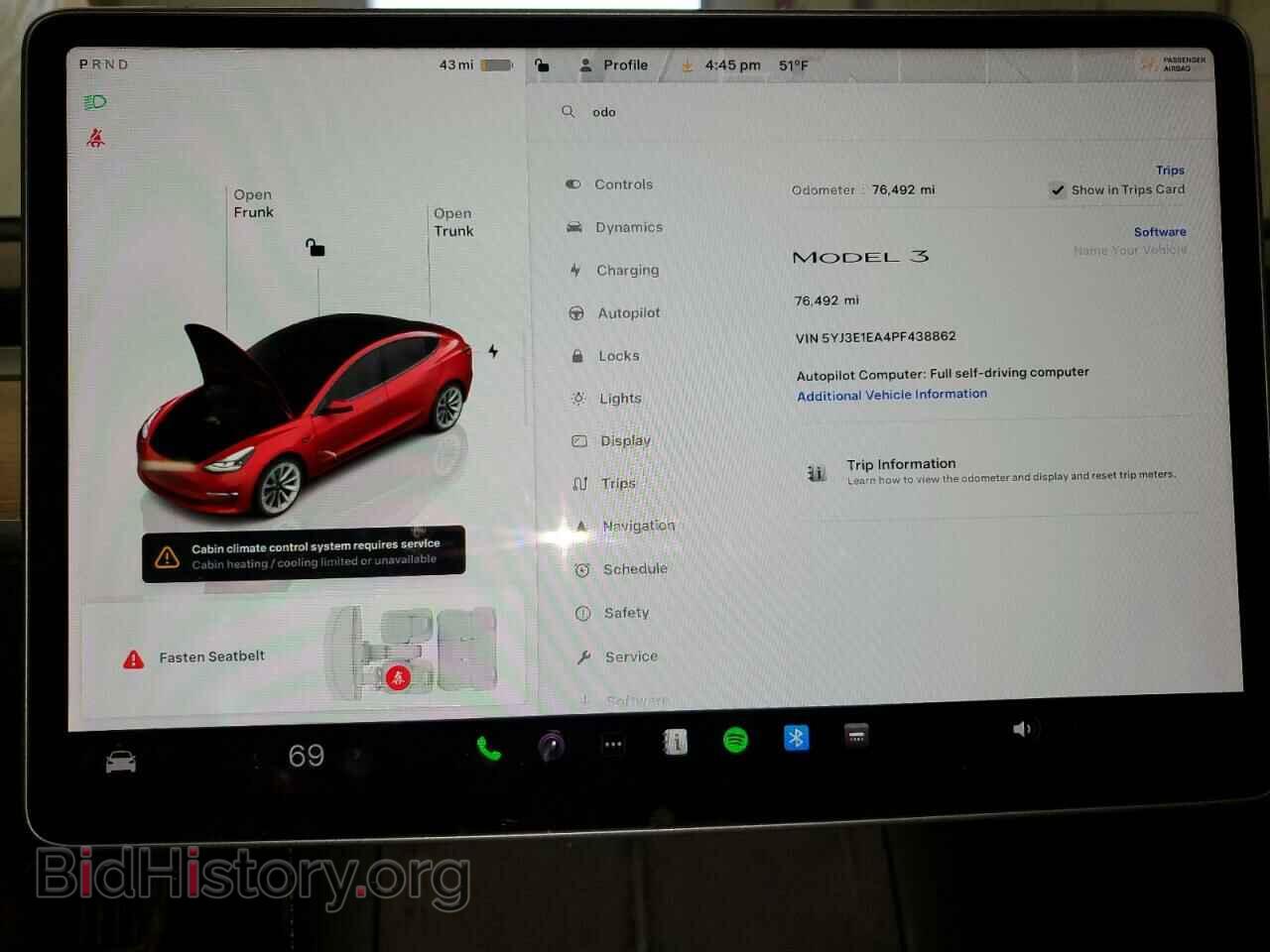 2023 TESLA MODEL 3 - VIN: 5YJ3E1EA4PF438862 - Фото 9