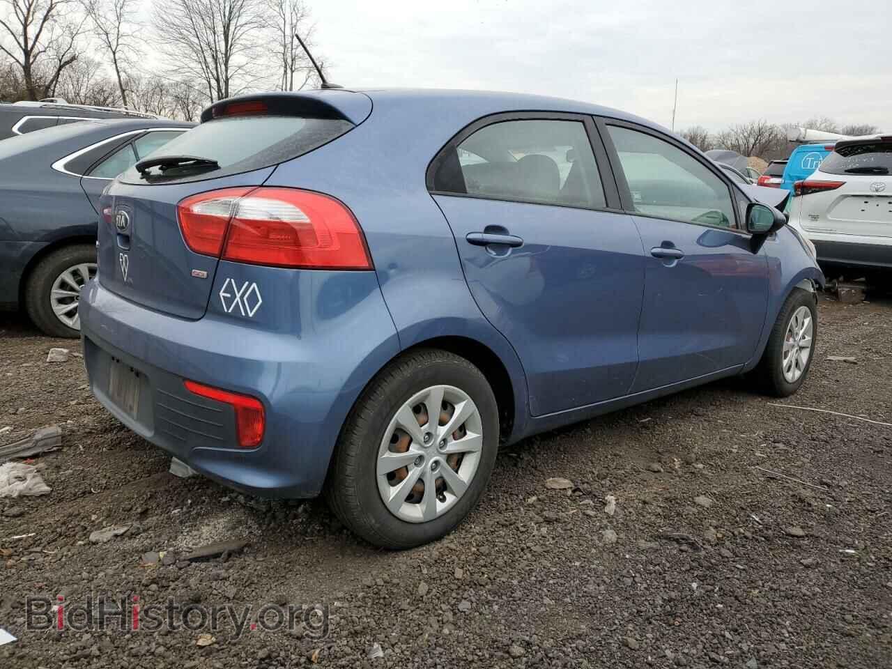 2016 KIA RIO - VIN: KNADM5A37G6639573 - Фото 3