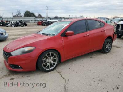 2013 Dodge DART SXT, red — VIN 1C3CDFBA4DD341754, Copart