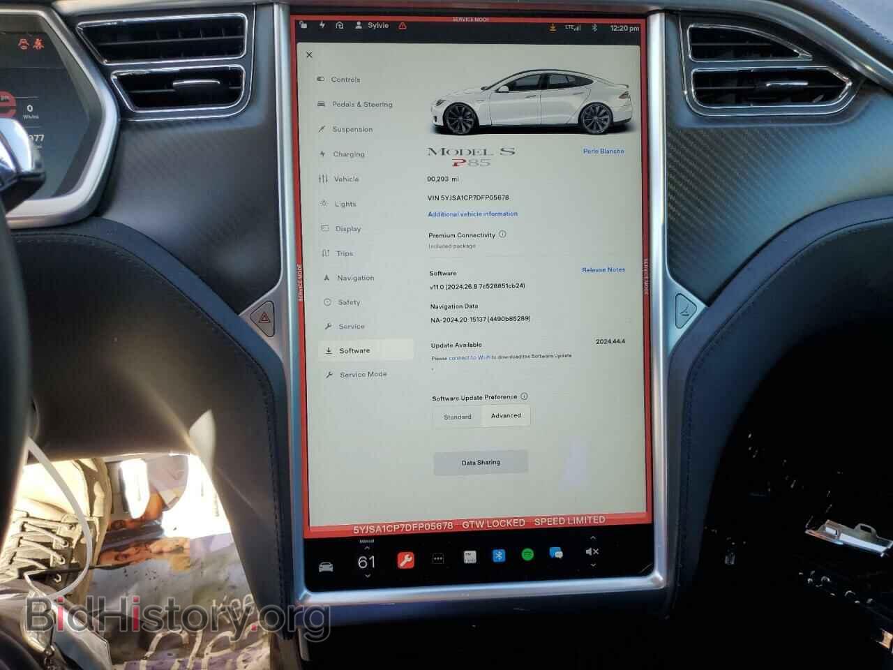 2013 TESLA MODEL S - VIN: 5YJSA1CP7DFP05678 - Photo 9