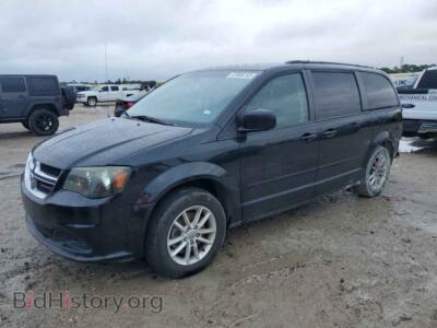 2016 Dodge CARAVAN SXT, black — VIN 2C4RDGCG6GR387666, Copart