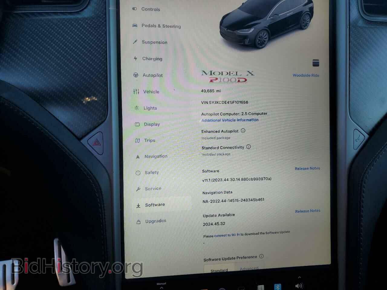 2018 TESLA MODEL X - VIN: 5YJXCDE41JF101656 - Photo 9