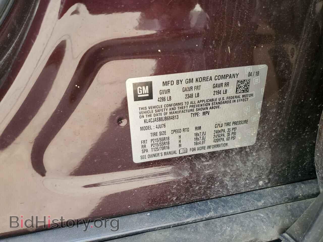 2018 BUICK ENCORE - VIN: KL4CJASB8JB684813 - Photo 12