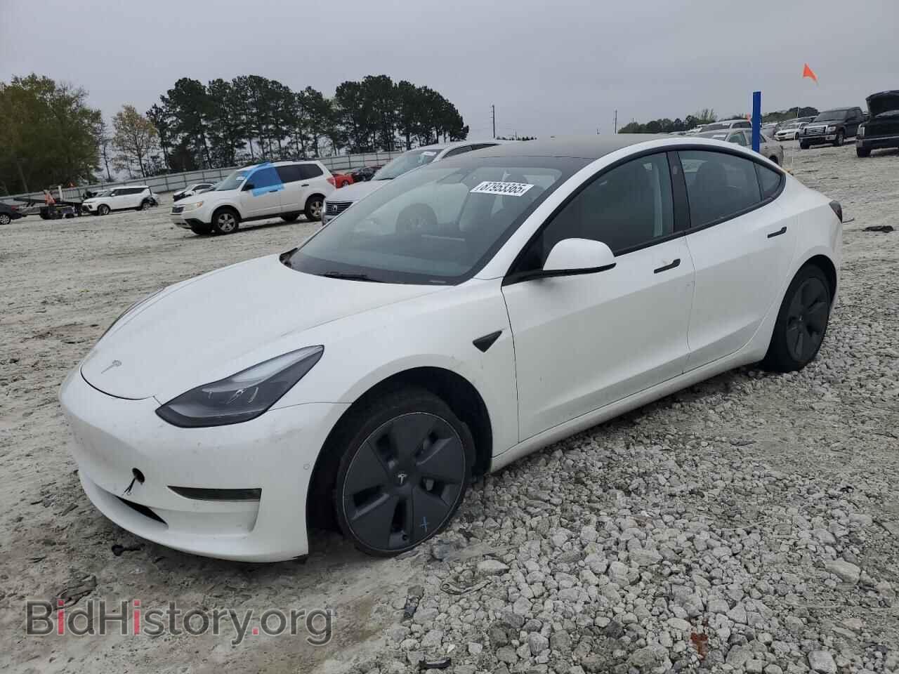 Photo 5YJ3E1EB3NF351007 - TESLA MODEL 3 2022