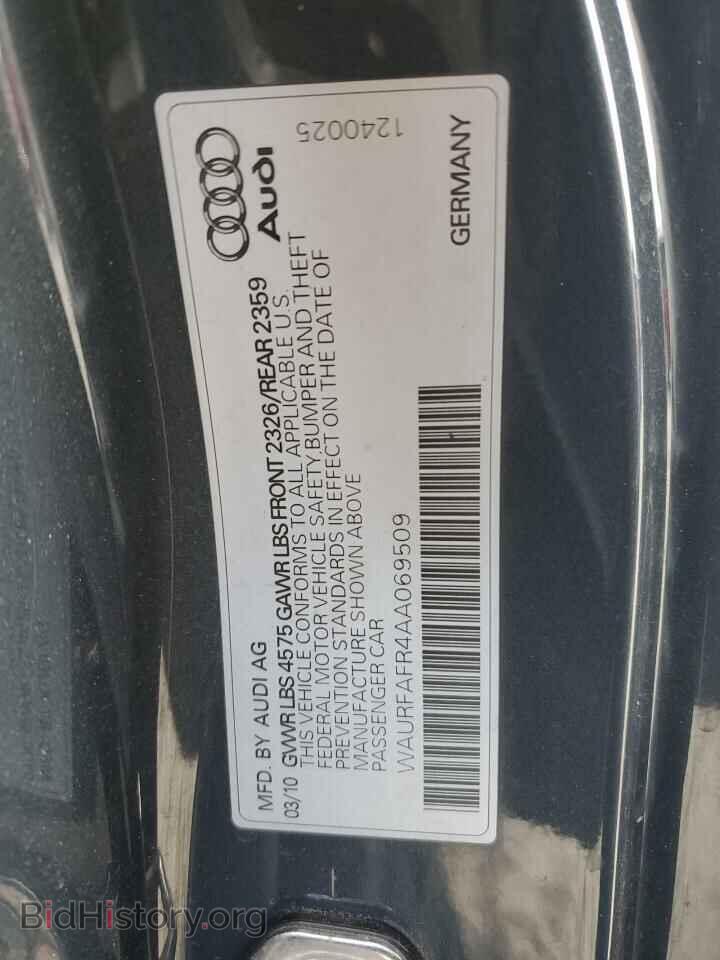 2010 AUDI A5 - VIN: WAURFAFR4AA069509 - Фото 12