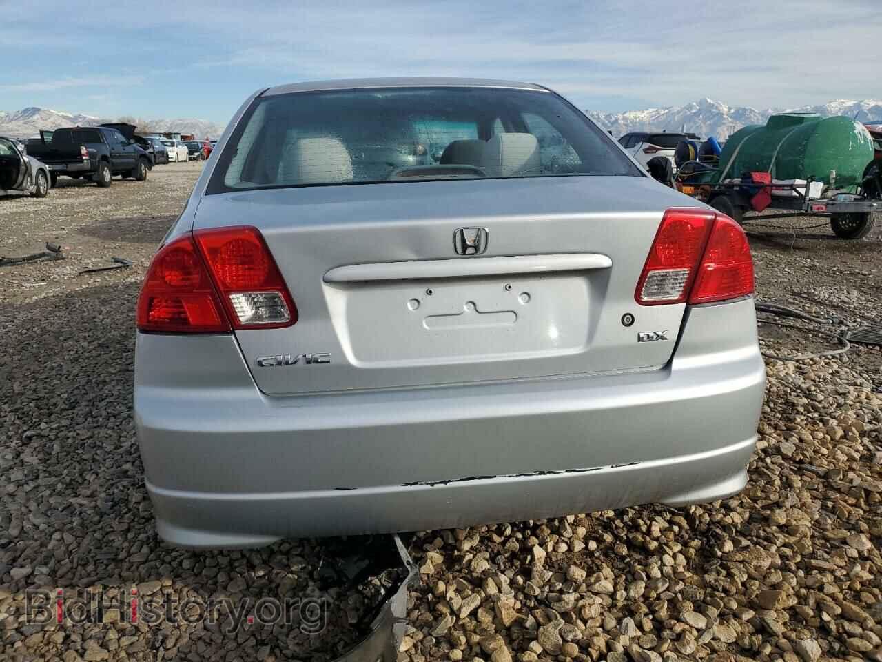 2005 HONDA CIVIC - VIN: 2HGES15105H515785 - Фото 6