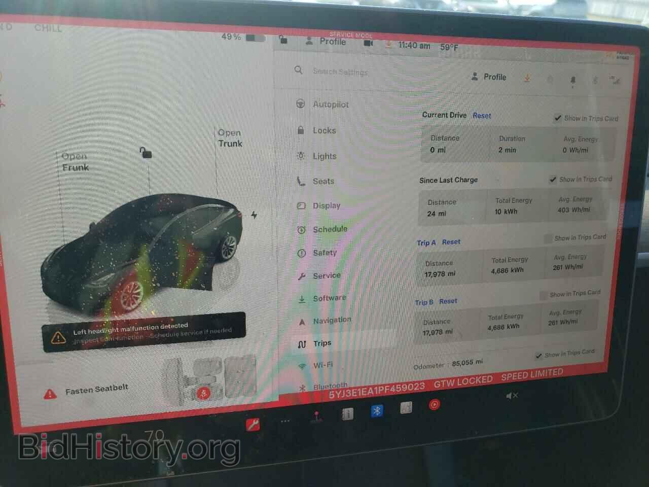 2023 TESLA MODEL 3 - VIN: 5YJ3E1EA1PF459023 - Фото 9
