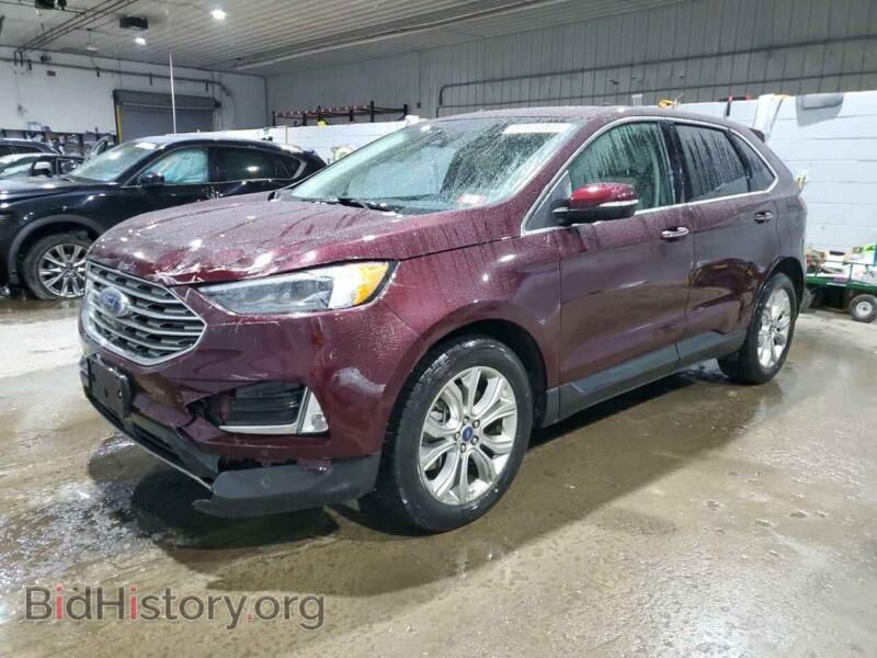2022 Ford EDGE Titanium (VIN 2FMPK4K99NBA68472) — фото 1 из 13, Copart, повреждение: передняя часть