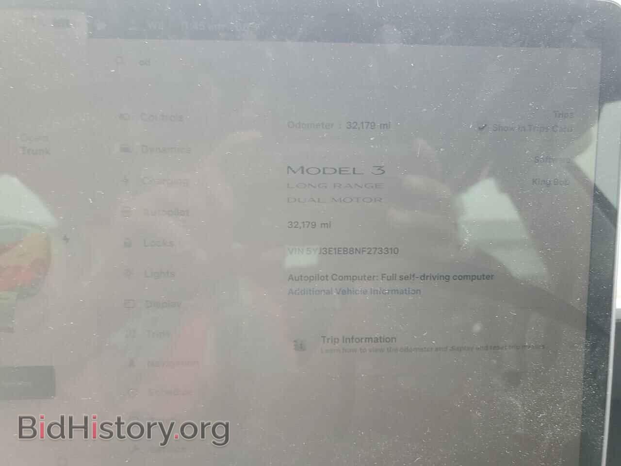 2022 TESLA MODEL 3 - VIN: 5YJ3E1EB8NF273310 - Photo 9