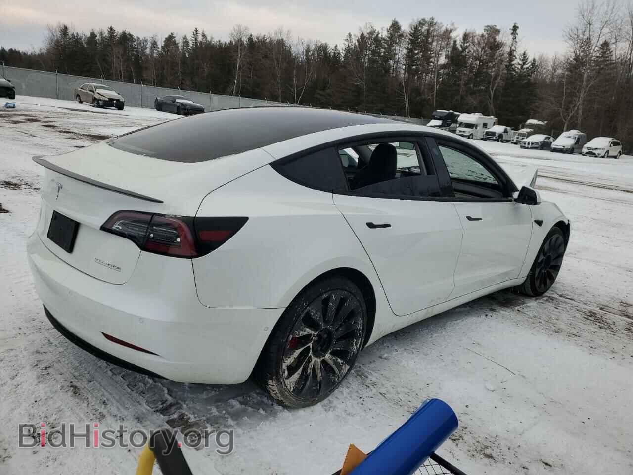 2022 TESLA MODEL 3 - VIN: 5YJ3E1EC3NF121198 - Фото 3