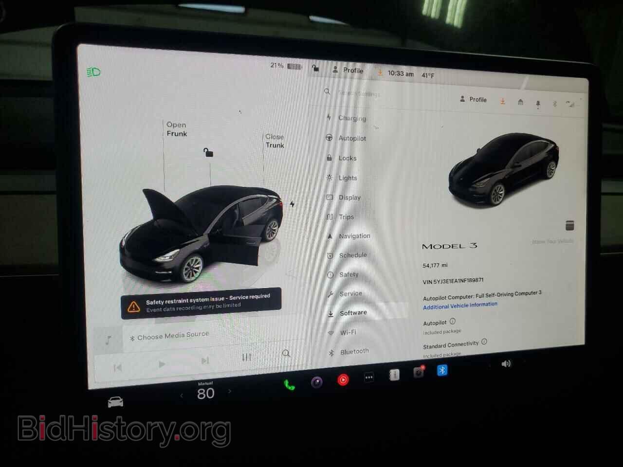 2022 TESLA MODEL 3 - VIN: 5YJ3E1EA1NF189871 - Photo 9