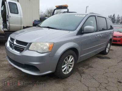 2014 Dodge CARAVAN SXT, silver — VIN 2C4RDGCG4ER430091, Copart