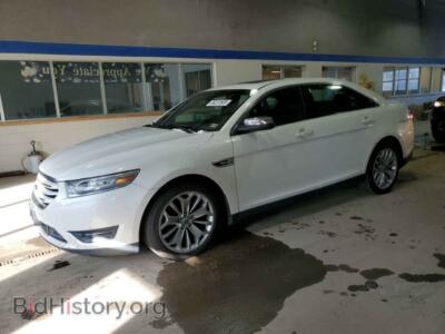 2013 Ford TAURUS Limited, белый — VIN 1FAHP2F85DG218302, Copart
