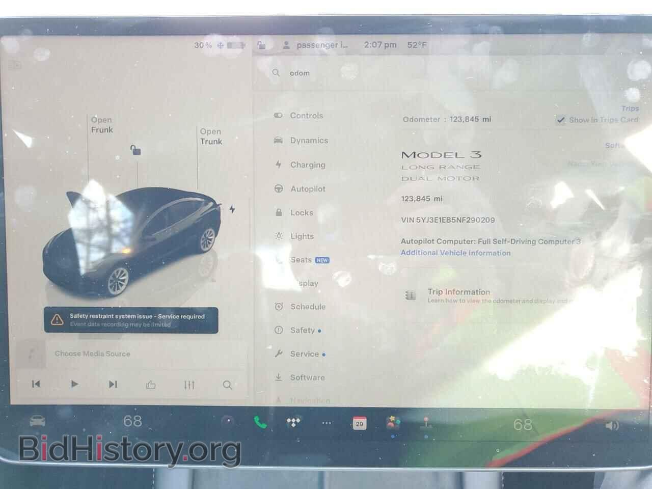 2022 TESLA MODEL 3 - VIN: 5YJ3E1EB5NF290209 - Фото 9