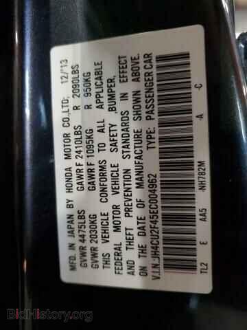 2014 ACURA TSX - VIN: JH4CU2F45EC004962 - Фото 12