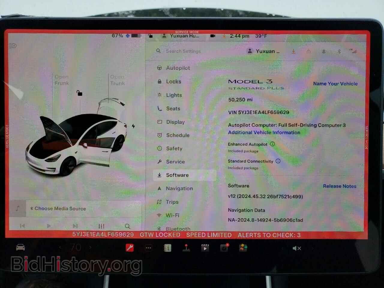 2020 TESLA MODEL 3 - VIN: 5YJ3E1EA4LF659629 - Фото 9