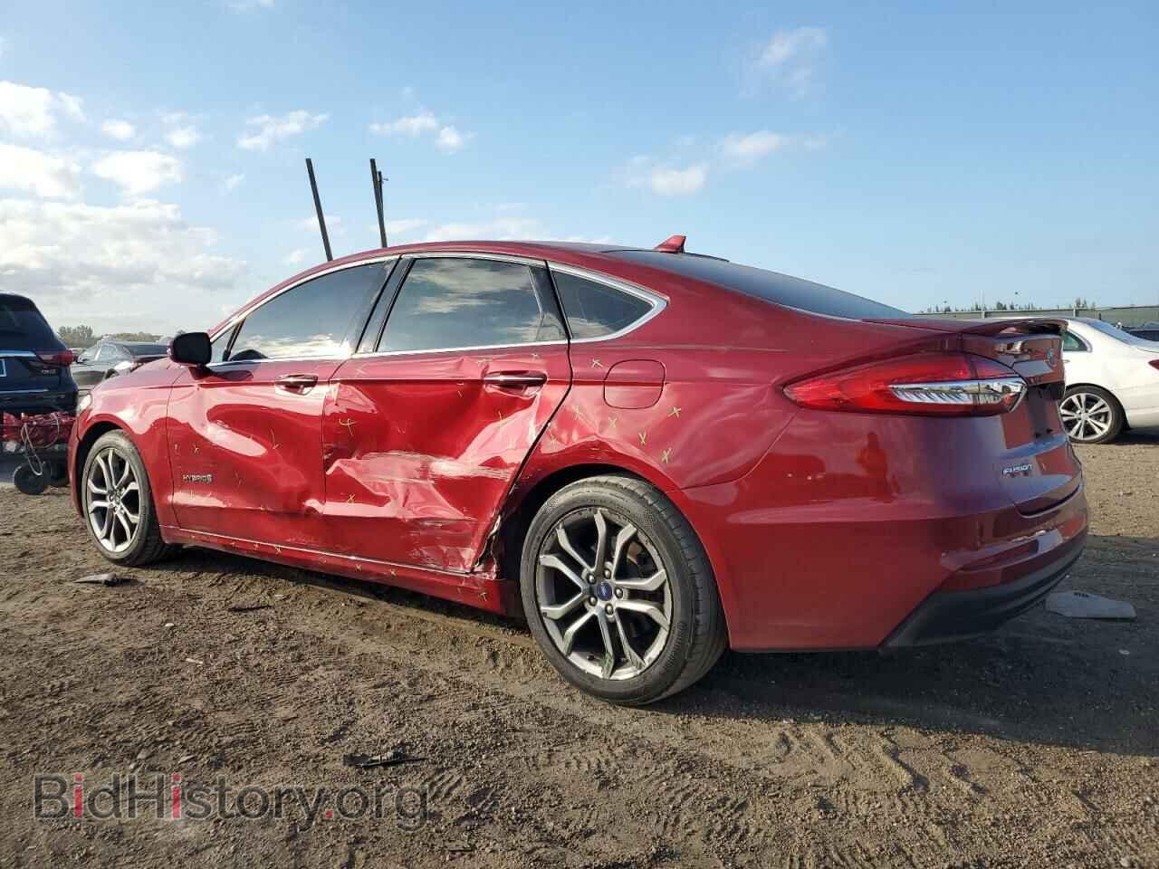 2019 FORD FUSION - VIN: 3FA6P0RU3KR255729 - Фото 2