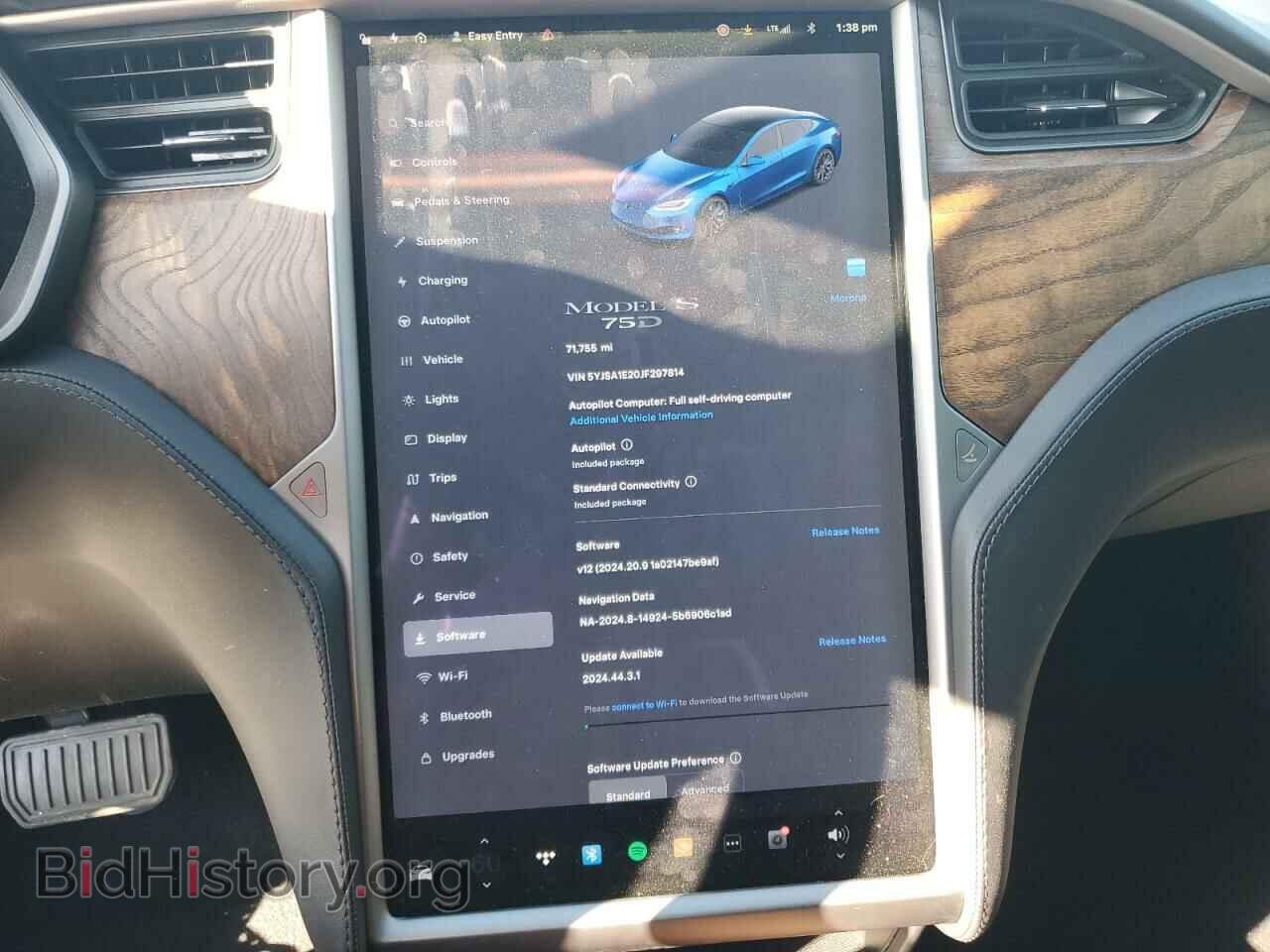 2018 TESLA MODEL S - VIN: 5YJSA1E20JF297814 - Фото 9
