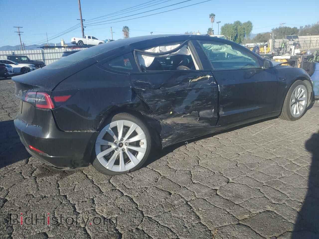 2022 TESLA MODEL 3 - VIN: 5YJ3E1EA6NF187095 - Фото 3