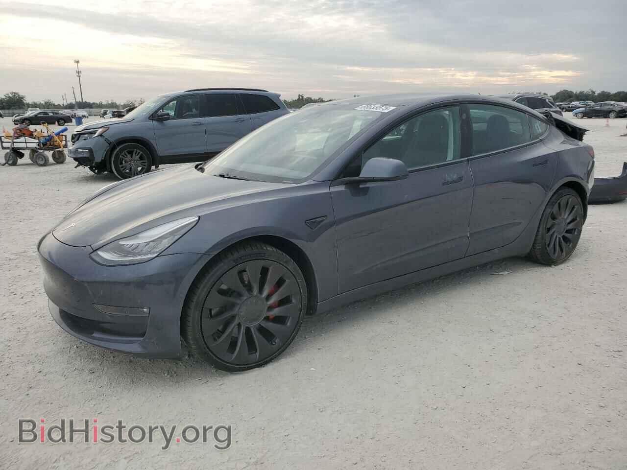 Photo 5YJ3E1EC7MF856247 - TESLA MODEL 3 2021