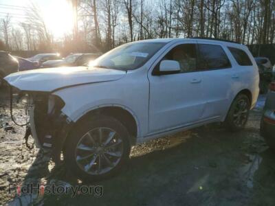 2022 Dodge DURANGO SXT, white — VIN 1C4RDJAG5NC189697, Copart