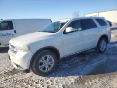 2012 Dodge DURANGO SXT, белый — VIN 1C4RDHAG9CC247526, Copart
