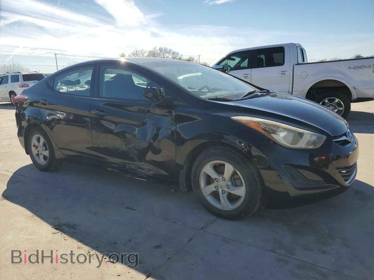2014 HYUNDAI ELANTRA - VIN: KMHDH4AE2EU210400 - Фото 4