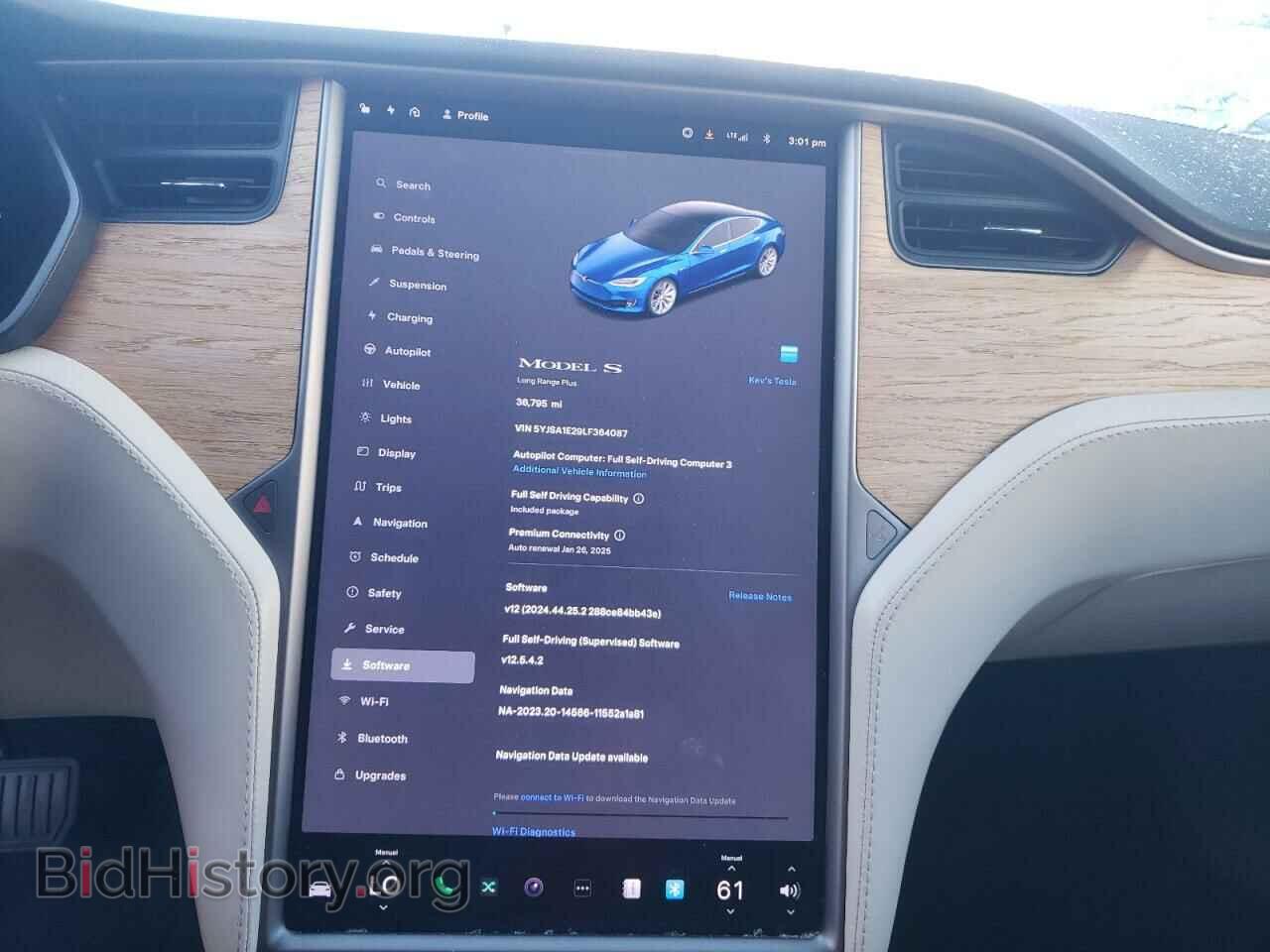 2020 TESLA MODEL S - VIN: 5YJSA1E29LF364087 - Фото 9