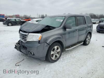 2013 Honda PILOT EX, gray — VIN 5FNYF4H4XDB015189, Copart