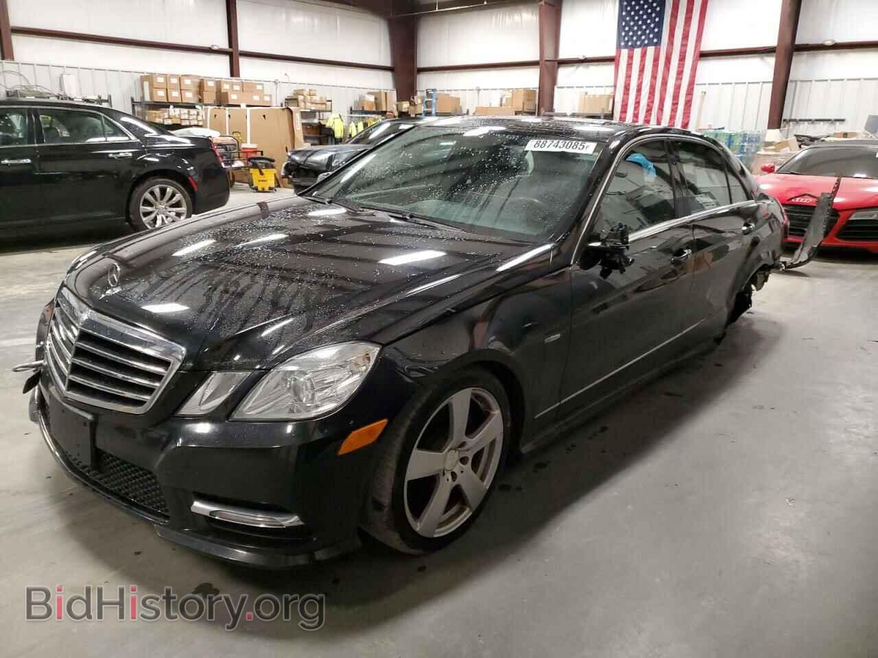 Photo WDDHF5KB0CA605038 - MERCEDES-BENZ E-CLASS 2012