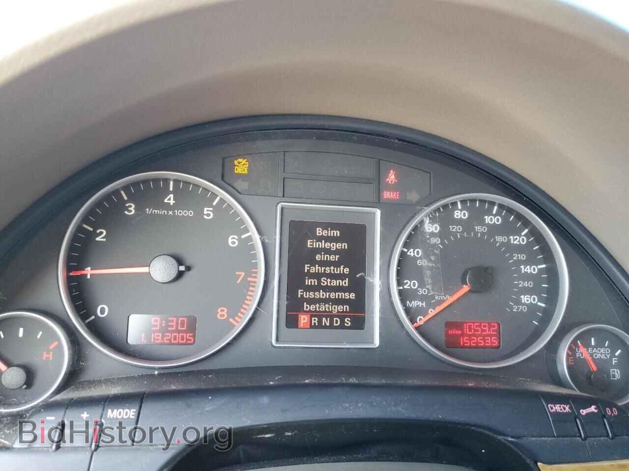 2005 AUDI A4 - VIN: WAUAF78E25A571158 - Фото 9