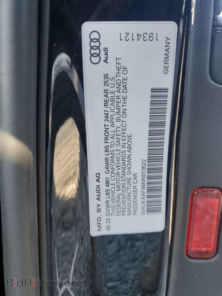 2022 AUDI A4 - VIN: WAUEAAF46NN013622 - Фото 12