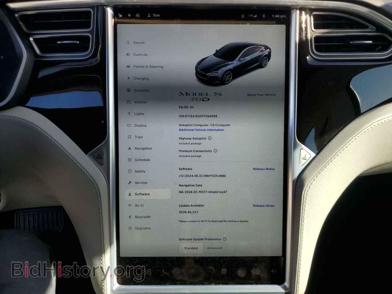 2015 TESLA MODEL S - VIN: 5YJSA1S23FF094668 - Photo 9